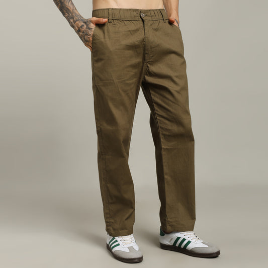 Linen Green Pant